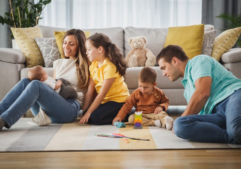 Family Story album template example